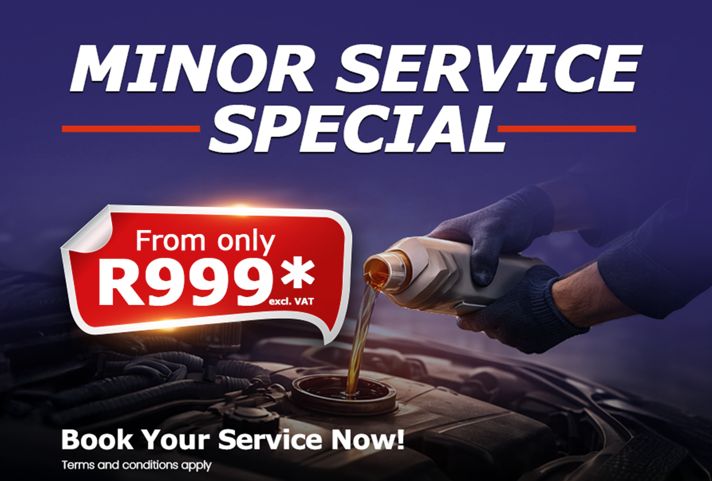 MINOR SERVICE FROM R999*