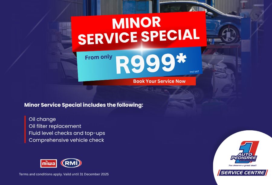 MINOR SERVICE FROM R999*