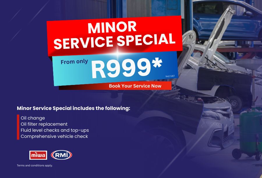 MINOR SERVICE FROM R999*