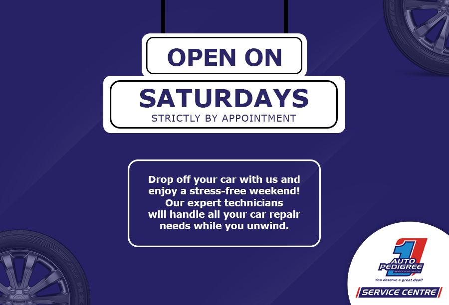Open on Saturdays ( Strictly by Appointment )