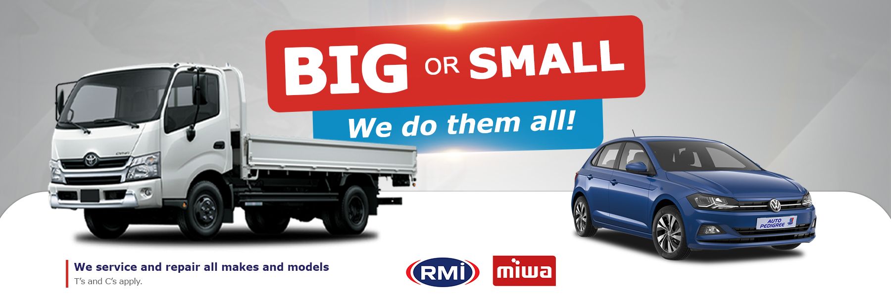 Big or small we do them all
