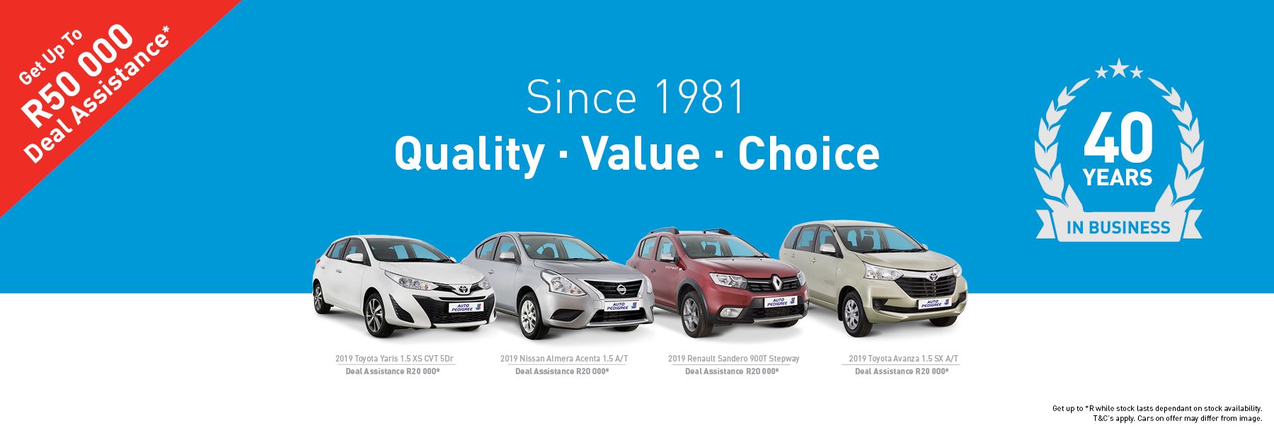 Quality Used Vehicles from Auto Pedigree â€“ Trusted for 40 Years