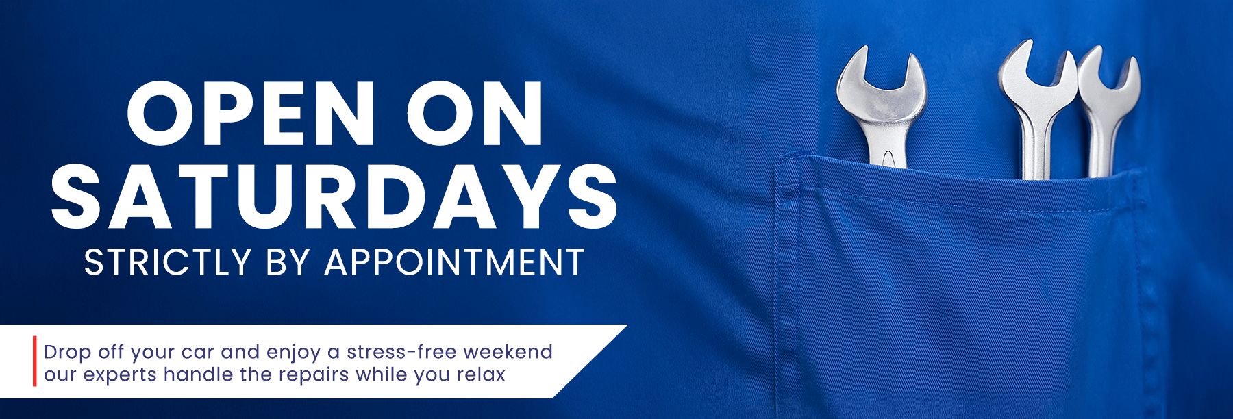 Open on Saturdays ( Strictly by Appointment )