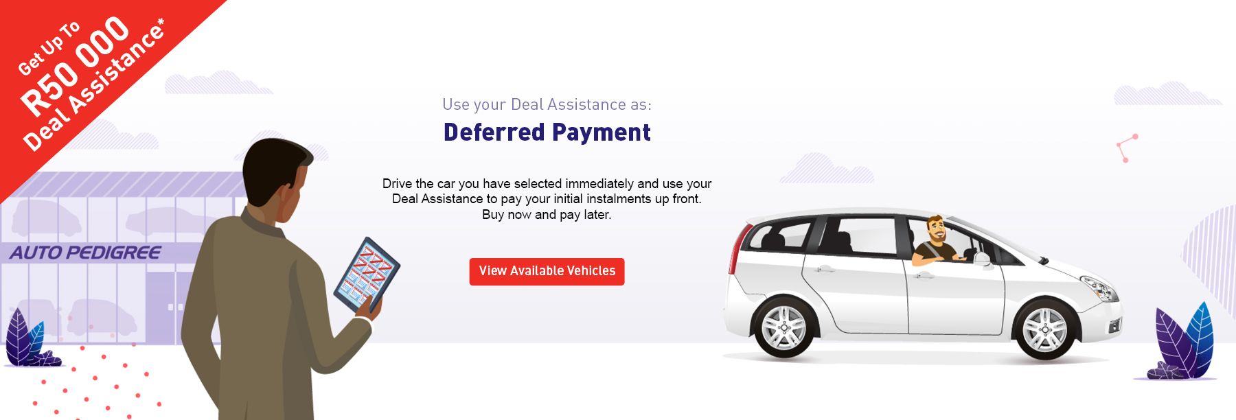  Example of how the deal assistance deferred payment option works