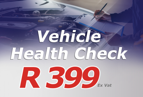 Vehicle Health Check R399 Excluding VAT